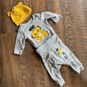 Disney Lion King Layette 1-2 mo